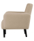2-Sitzer Sofa LISBOA elfenbein schwarz Stoff