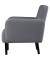 2-Sitzer Sofa LISBOA grau schwarz Stoff