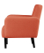 2-Sitzer Sofa LISBOA rost schwarz Stoff