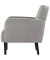 2-Sitzer Sofa LISBOA grau schwarz Stoff