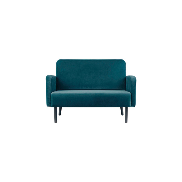3660141954470 - 2-Sitzer Sofa LISBOA grün schwarz Stoff 1240 x 815 x 830 cm 1 St