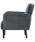 2-Sitzer Sofa LISBOA anthrazit schwarz Stoff