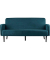 3-Sitzer Sofa LISBOA grün schwarz Stoff
