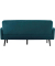3-Sitzer Sofa LISBOA grün schwarz Stoff