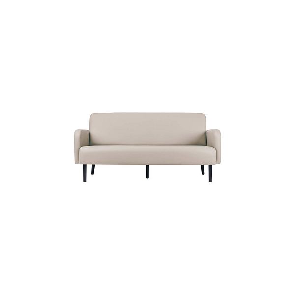 3660141954807 - 3-Sitzer Sofa LISBOA weiß schwarz Kunstleder 1760 x 815 x 830 cm 1 St