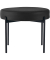 Sitzbank GAIA GBRC.01.01 schwarz Kunstleder 57,5 cm