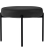 Sitzbank GAIA GBRC.01.01 schwarz Kunstleder 57,5 cm