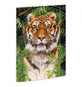 Zeichenmappe 45367, A3 mit Motiv, Karton 350g, 3 Einschlagklappen, 1 Gummizug (ganze H&ouml;he)