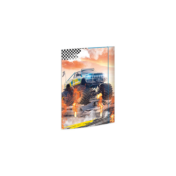 4002871453714 - Zeichenmappe 45371 A3 mit Motiv Karton 350g 3 Einschlagklappen 1 Gummizug (ganze Höhe) 4002871453714 RNK