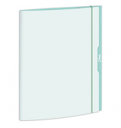 Zeichenmappe 45373, A3 cool mint, Karton 350g, 3 Einschlagklappen, 1 Gummizug (ganze H&ouml;he)