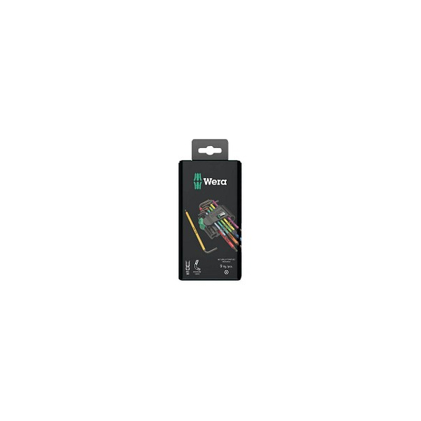 4013288170125 - 967 9 tx bo Multicolour 1 sb Winkelschlüsselsatz BlackLaser 9-teilig - Wera