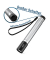 Daily Use 150B LED Taschenlampe silber, 150 Lumen