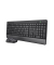 Treso Wireless Comfort Tastatur-Maus-Set kabellos schwarz