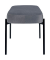 Sitzbank GAIA L GBOLT.01.14 grau Stoff 118,0 cm