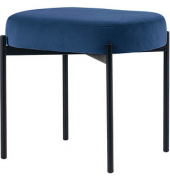 Sitzbank GAIA S GBOSV.01.06 blau Stoff 49,0 cm