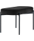 Sitzbank GAIA M GBOMV.01.01 schwarz Stoff 79,0 cm