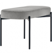 Sitzbank GAIA M GBOMV.01.02 grau Stoff 79,0 cm