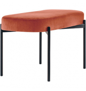 Sitzbank GAIA M GBOMV.01.27 rost Stoff 79,0 cm