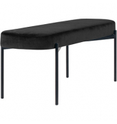 Sitzbank GAIA L GBOLV.01.01 schwarz Stoff 118,0 cm