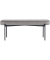 Sitzbank GAIA L GBOLV.01.02 grau Stoff 118,0 cm