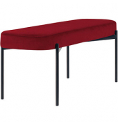 Sitzbank GAIA L GBOLV.01.18 rot Stoff 118,0 cm