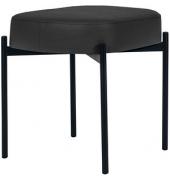 Sitzbank GAIA S GBOSC.01.01 schwarz Kunstleder 49,0 cm