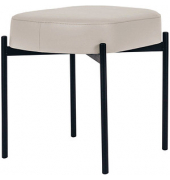 Sitzbank GAIA S GBOSC.01.13 weiß Kunstleder 49,0 cm