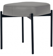 Sitzbank GAIA S GBOSC.01.14 grau Kunstleder 49,0 cm