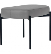 Sitzbank GAIA M GBOMC.01.14 grau Kunstleder 79,0 cm