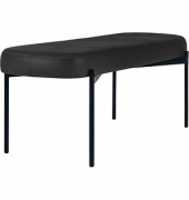 Sitzbank GAIA L GBOLC.01.01 schwarz Kunstleder 118,0 cm