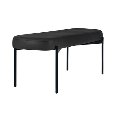 Sitzbank GAIA L GBOLC.01.01 schwarz Kunstleder 118,0 cm