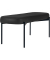 Sitzbank GAIA L GBOLC.01.01 schwarz Kunstleder 118,0 cm