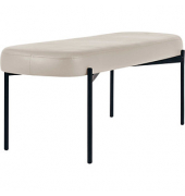 Sitzbank GAIA L GBOLC.01.13 weiß Kunstleder 118,0 cm