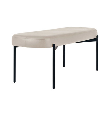 Sitzbank GAIA L GBOLC.01.13 weiß Kunstleder 118,0 cm