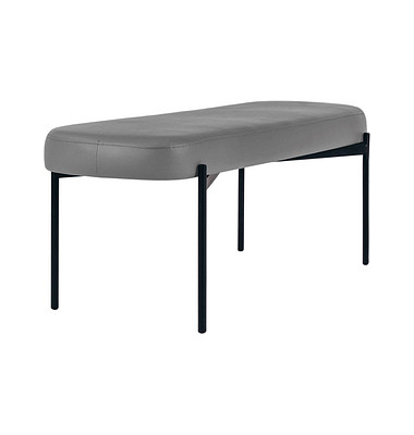 Sitzbank GAIA L GBOLC.01.14 grau Kunstleder 118,0 cm