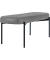Sitzbank GAIA L GBOLC.01.14 grau Kunstleder 118,0 cm