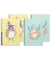 Notizbuch 46814, farbig sortiert, A5, kariert, 70g, 96 Blatt / 192 Seiten