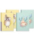 Notizbuch 46814, farbig sortiert, A5, kariert, 70g, 96 Blatt / 192 Seiten