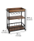 Etagenwagen Rustico braun 80,0 x 40,0 x 89,5 cm
