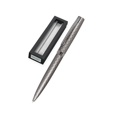 Kugelschreiber Eleganza Diamond silber Schreibfarbe schwarz