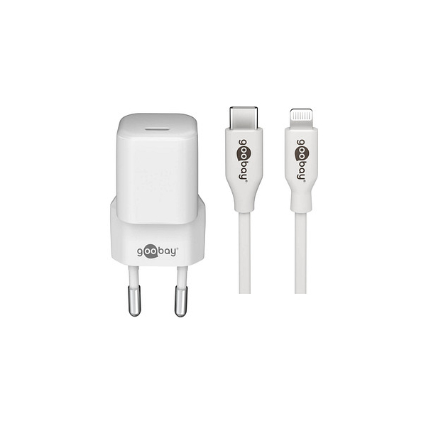 4040849610844 - GOOBAY 61084 - USB (PD)-Ladegerät 5-12 V 3 A 20 W Lightning weiß 4040849610844 - GOOBAY 61084 - USB (PD)-Ladegerät 5-12 V 3 A 20 W Lightning weiß