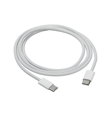 USB-Kabel MQKJ3ZM/A, 1m, USB-C auf USB-C, wei&szlig;