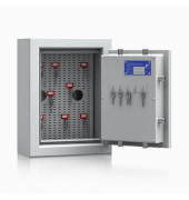 Schlüsseltresor 157000.01 safe4key 30kg lichtgrau mit Doppelbartschloss Stahlblech