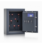 Schlüsseltresor 157000.11 safe4key 30kg grau mit Doppelbartschloss Stahlblech