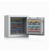 Schlüsseltresor 157001.01 safe4key 42kg lichtgrau mit Doppelbartschloss Stahlblech