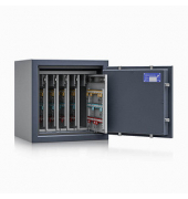 Schlüsseltresor 157004.11 safe4key 88kg grau mit Doppelbartschloss Stahlblech