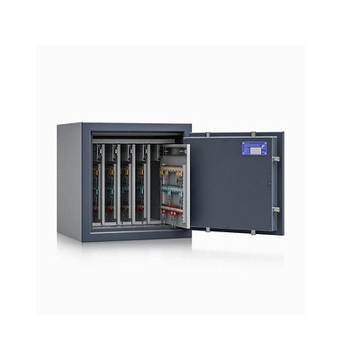 Schlüsseltresor 157004.11 safe4key 88kg grau mit Doppelbartschloss Stahlblech