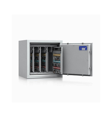 Schlüsseltresor 157005.01 safe4key 88kg lichtgrau mit Doppelbartschloss Stahlblech