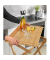 Beistelltisch Lugo 54124100, 79cm (H), 60x52cm (BxT), rechteckig, braun / braun