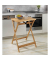 Beistelltisch Lugo 54124100, 79cm (H), 60x52cm (BxT), rechteckig, braun / braun